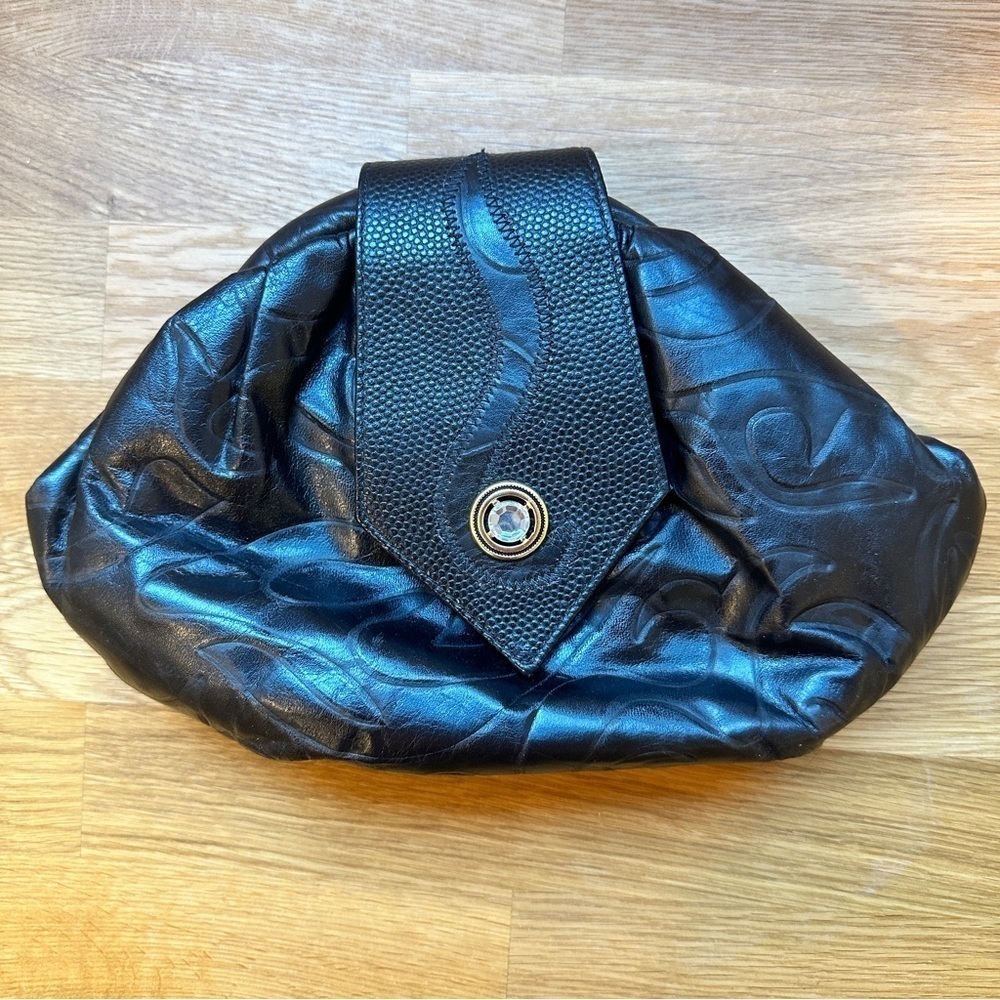 Vintage Mimo Sacs Leather Clutch
